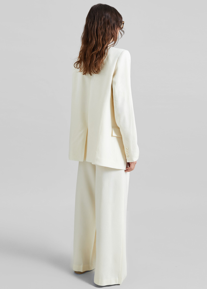 Halser Oversized Blazer - Ivory 5
