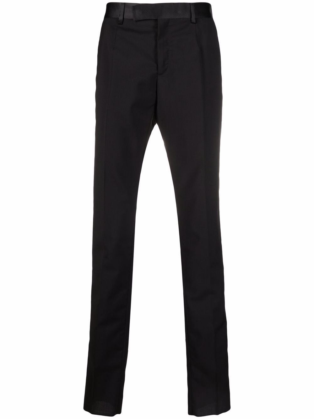 contrast-waistband trousers - 1