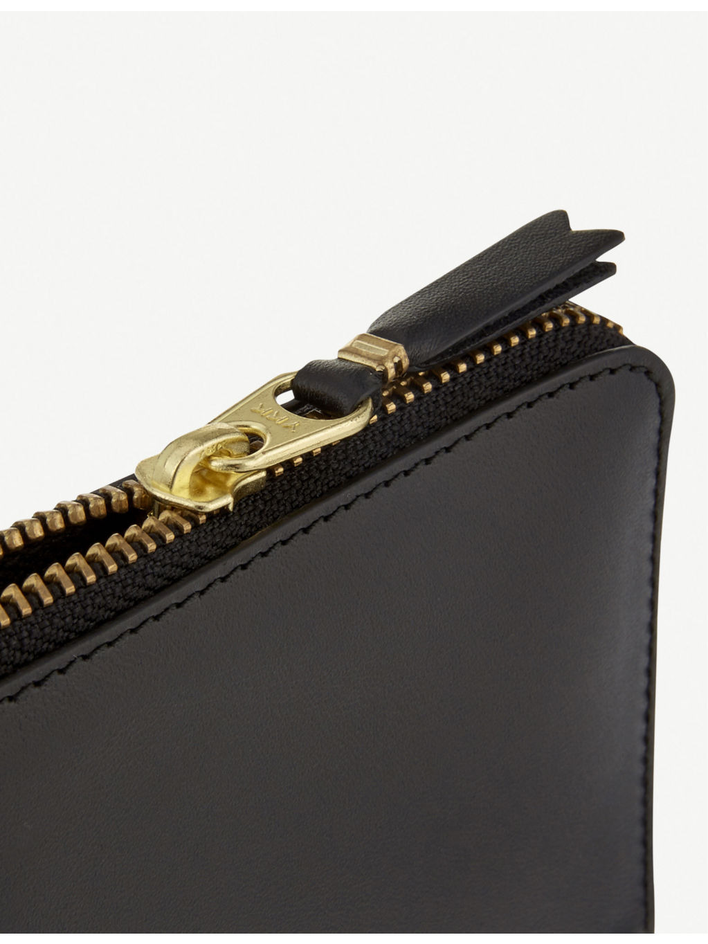 Leather half-zip wallet - 2