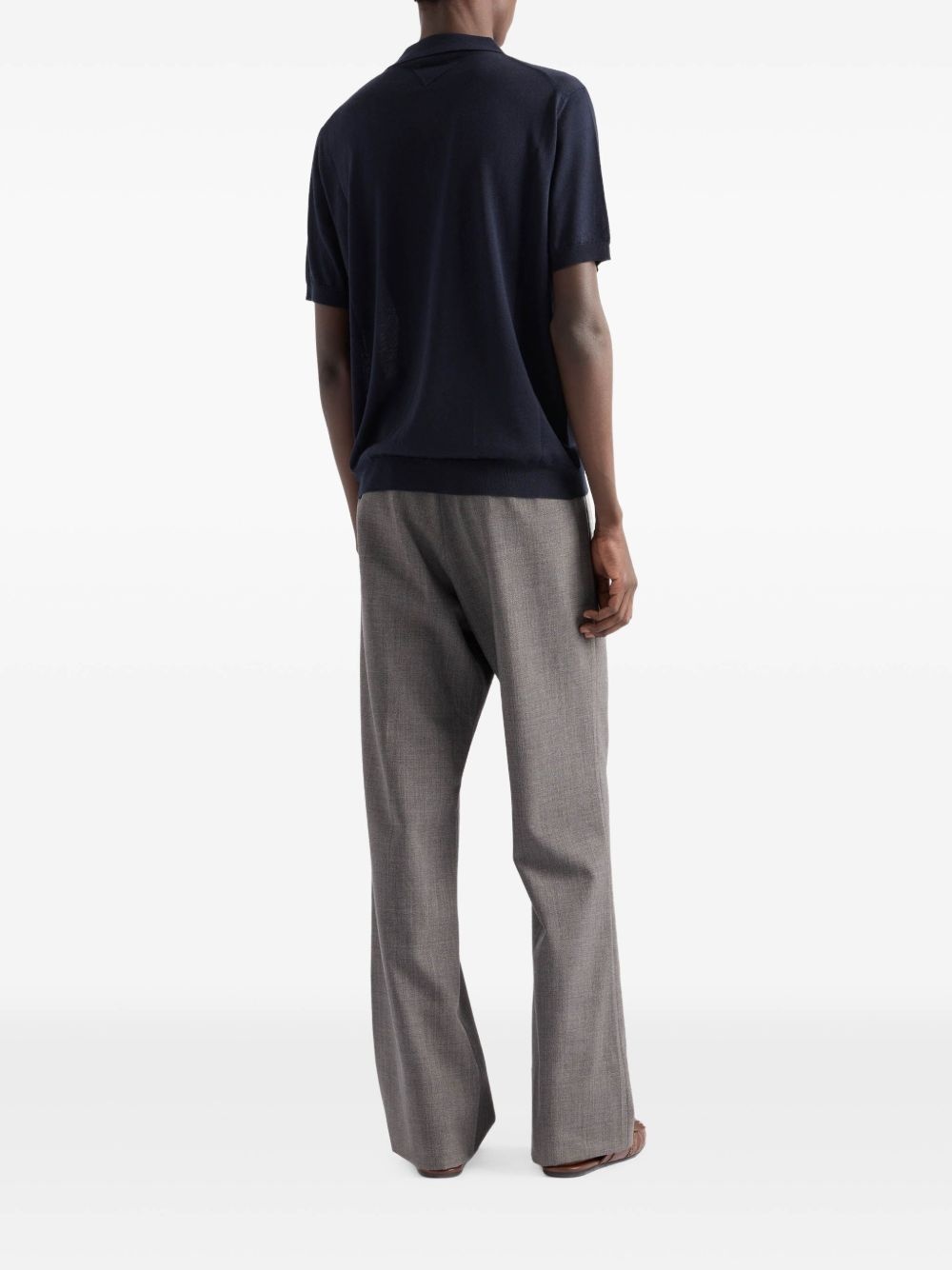 knitted polo shirt - 3