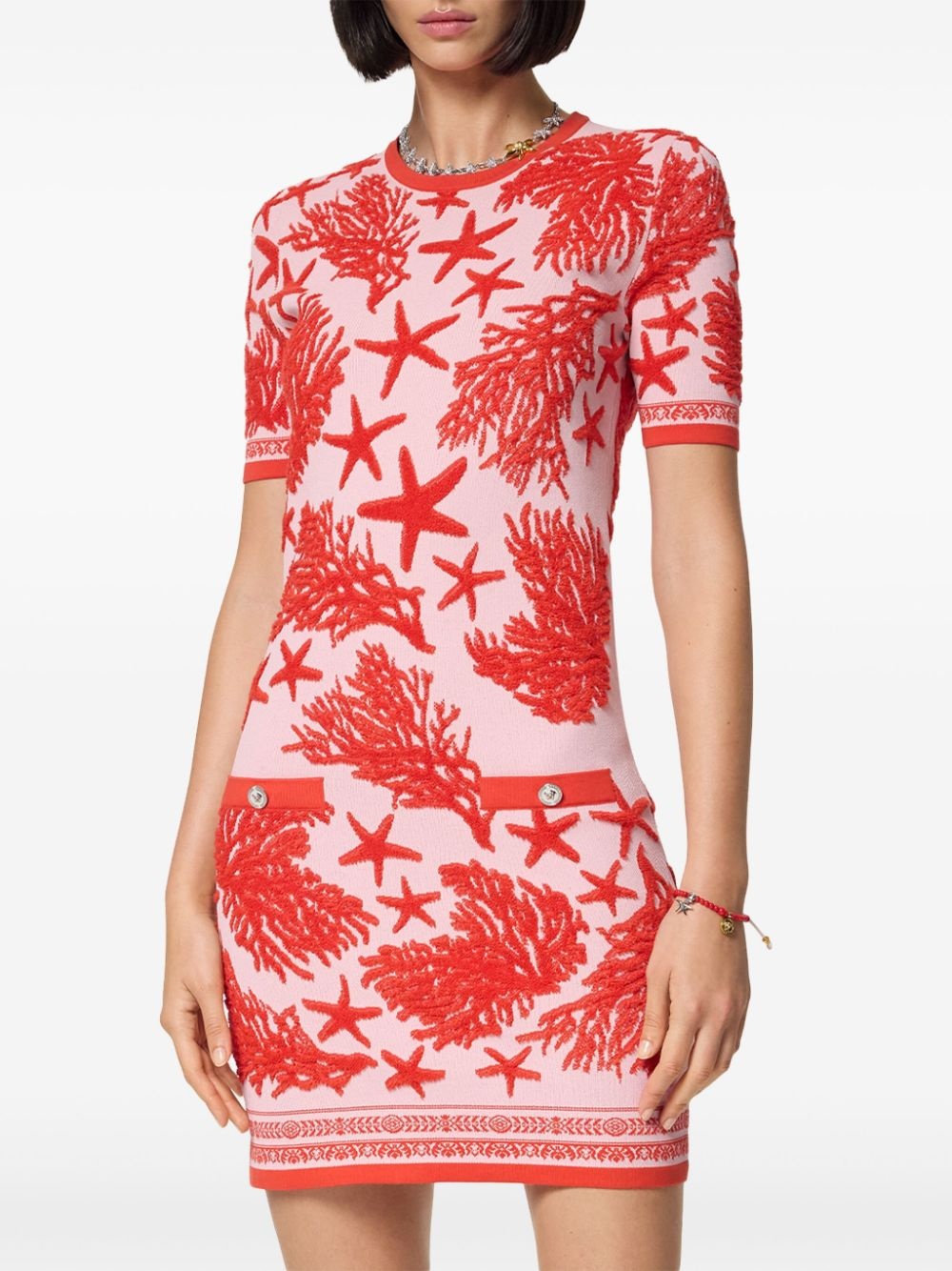 Barocco Sea knitted midi dress - 2