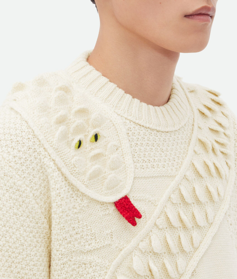 Snake Scales Wool Knit Jumper 6