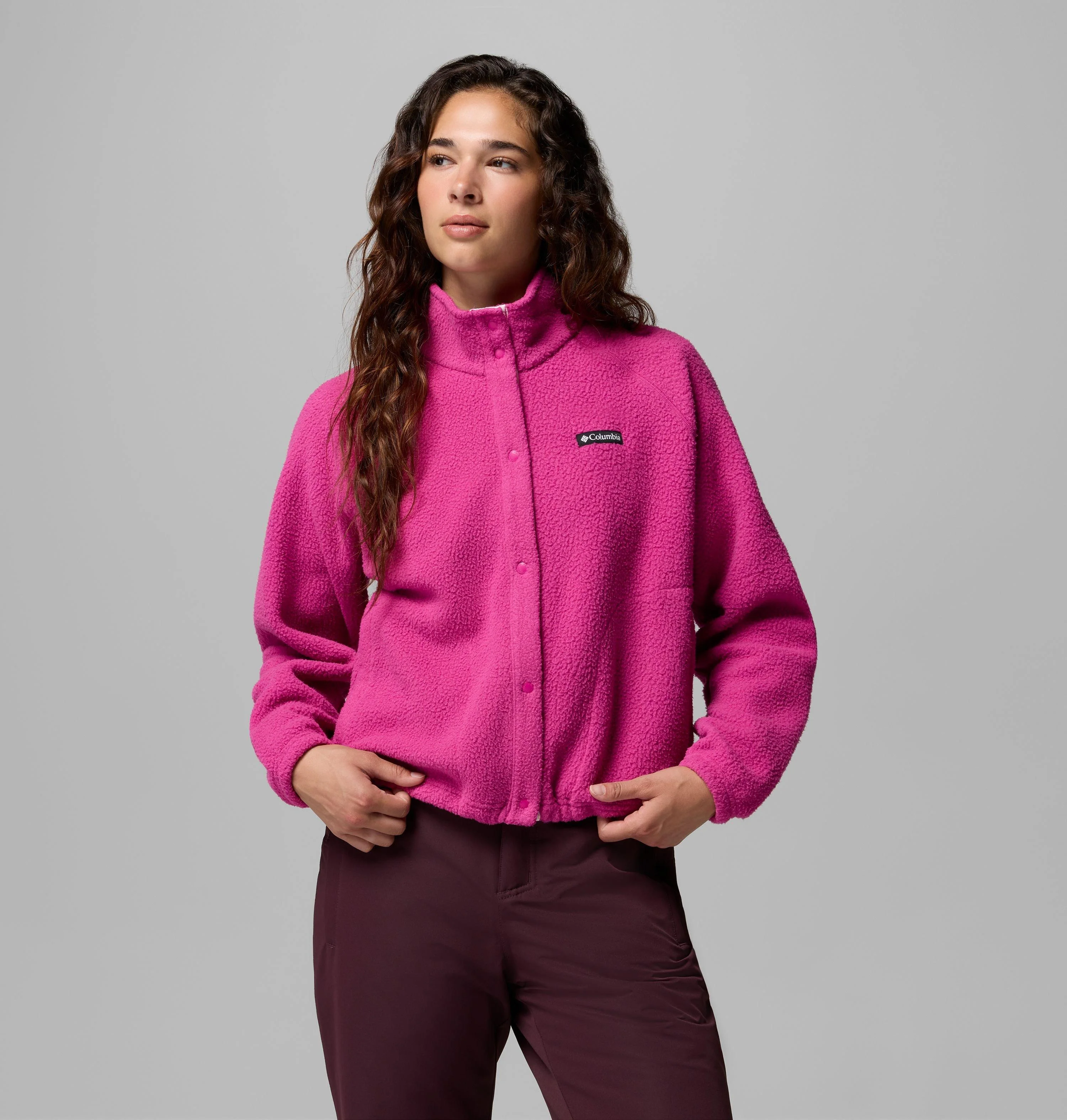 Women's Jasper Ridge Pebbled Fleece Full Snap - 1