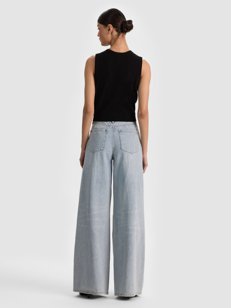 Alice + Olivia LOLY BUTTON FRONT CASHMERE VEST outlook