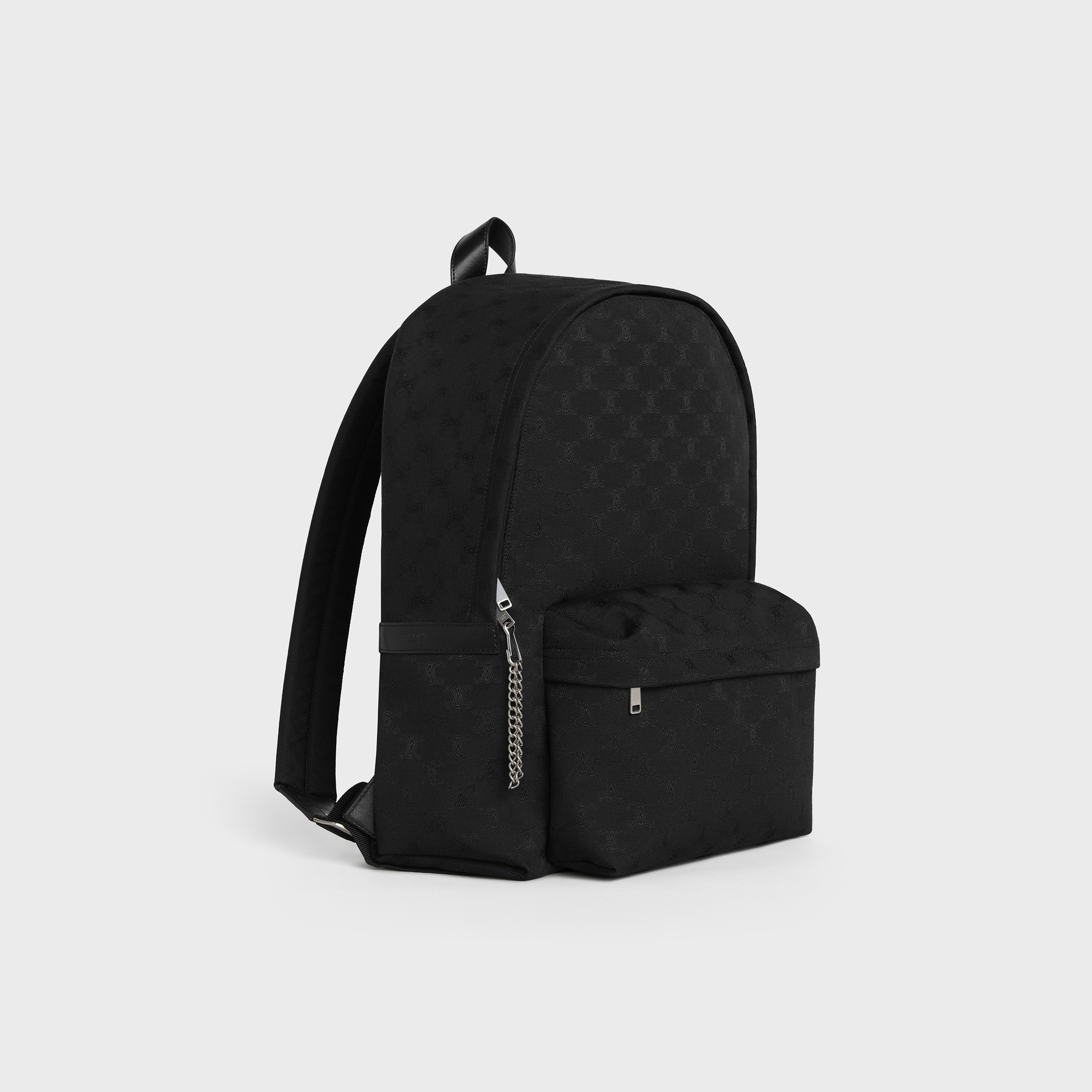 MEDIUM BACKPACK IN TRIOMPHE JACQUARD - 2