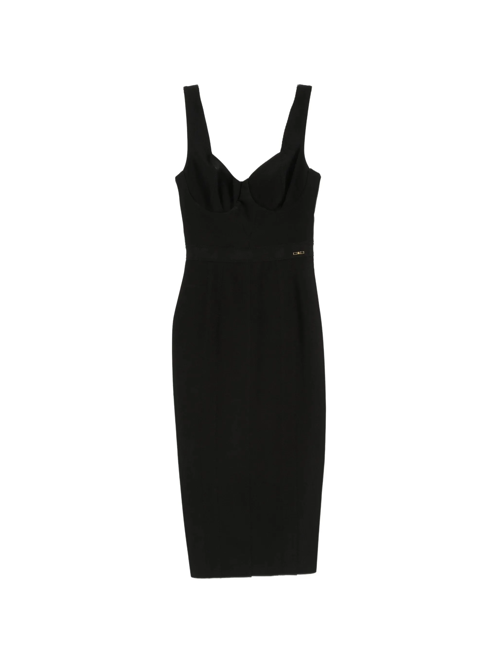 Elisabetta Franchi Sweetheart-neck Panelled Midi Dress - 1