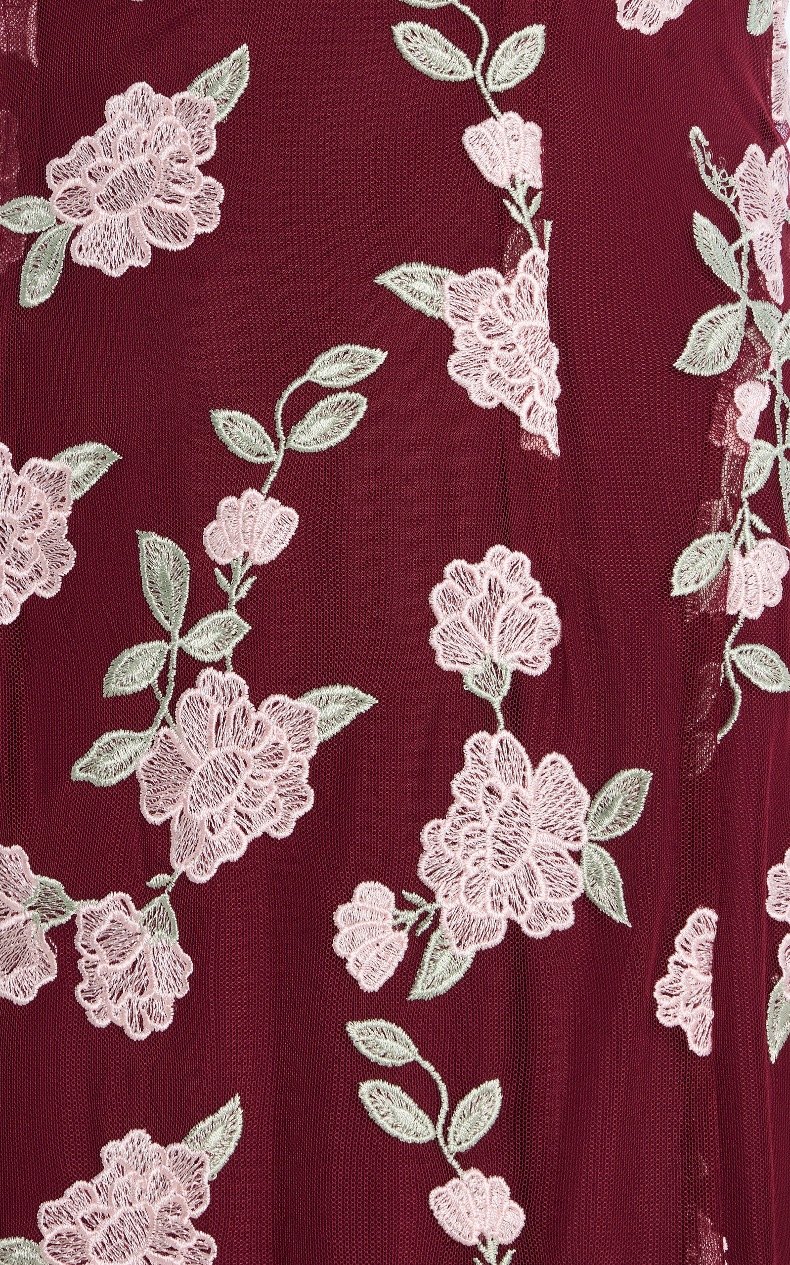 Sleeveless Maxi Dress burgundy - 5