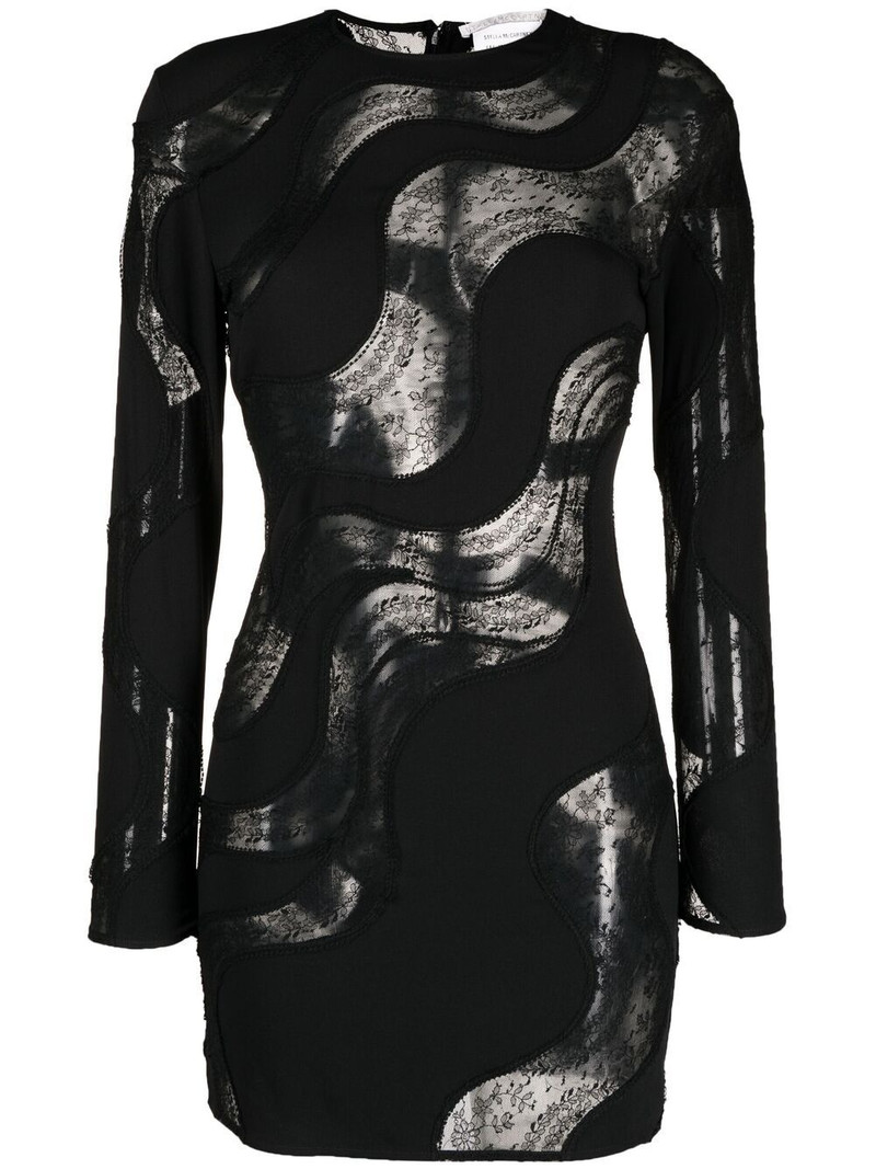 Makenzie wave lace-insert dress 1