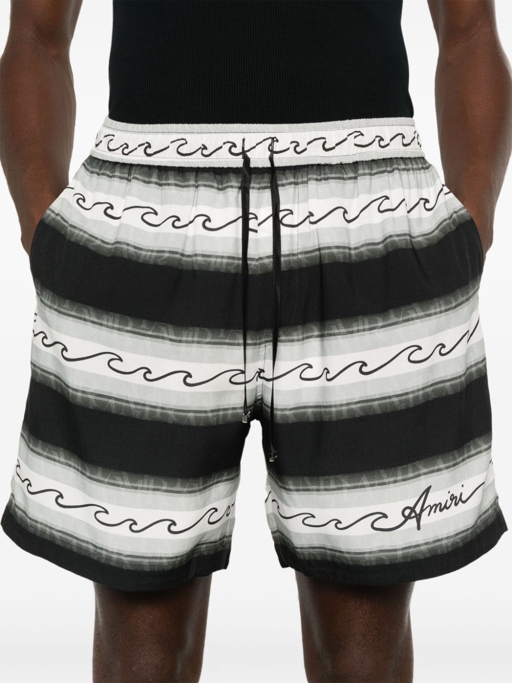 Wave Baja striped shorts - 5