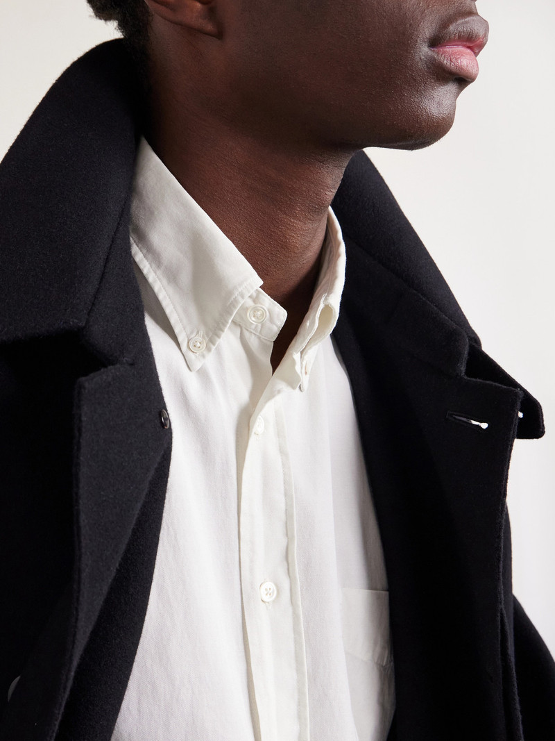 Pitt Button-Down Collar TENCEL™ Lyocell, Cotton and Linen-Blend Shirt 5