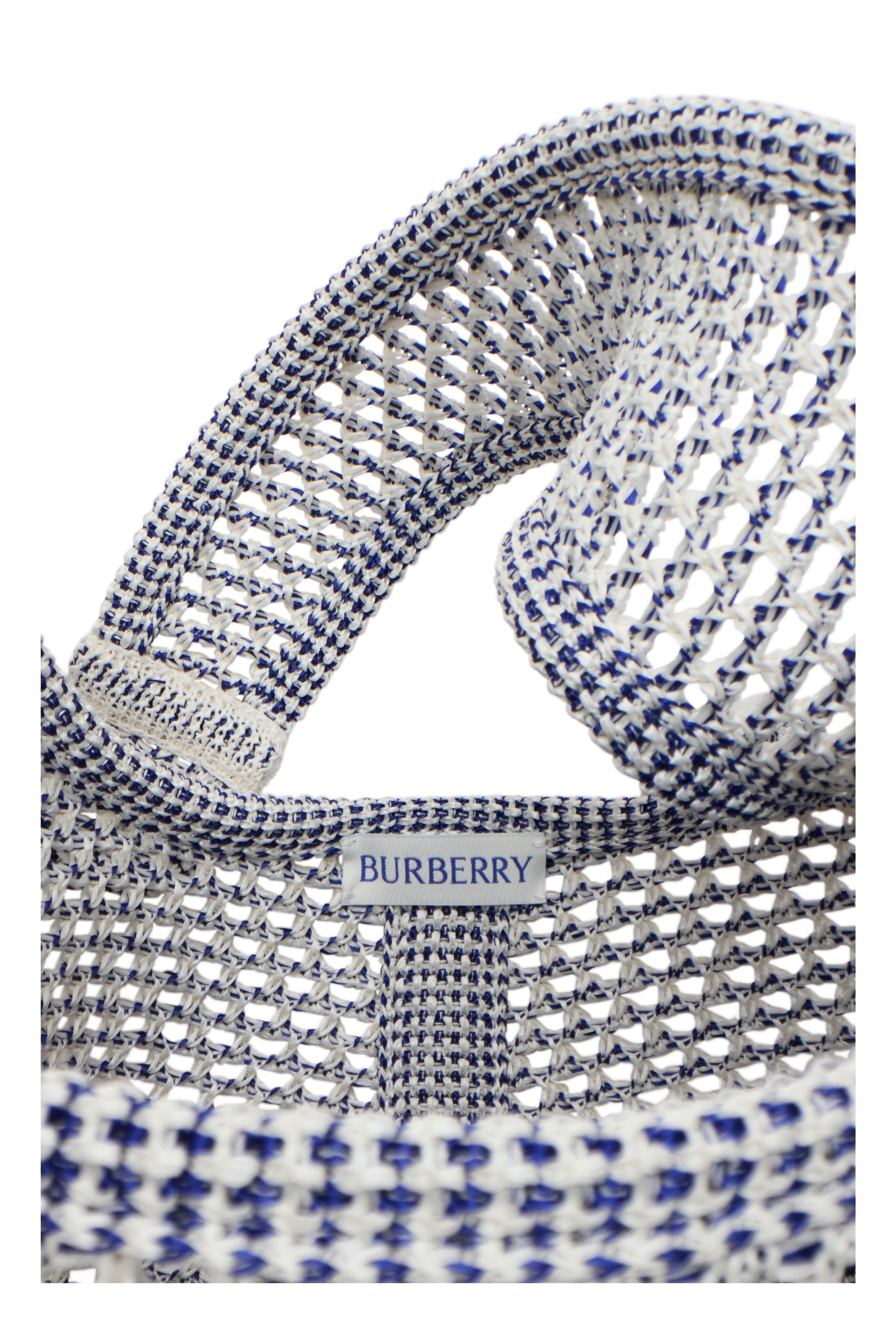 burberry Large EKD Crochet Bag in White at Nordstrom - 6