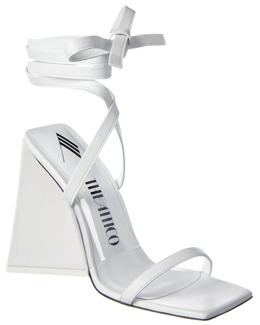 The Attico Isa Vinyl & Leather Sandal - 1