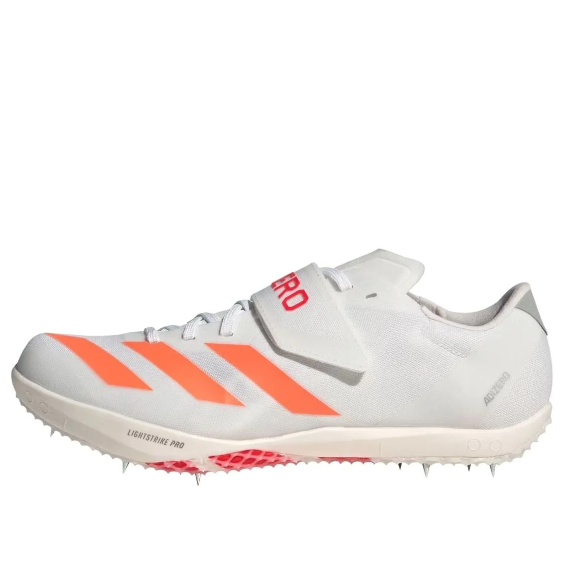 adidas Adizero High Jump 'White Lucid Orange' JQ0811 - 1