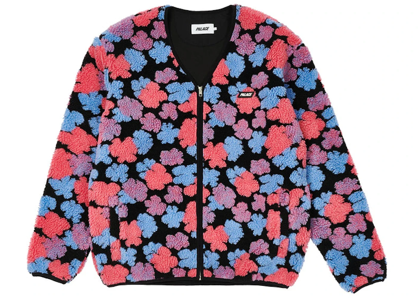 Palace Shearling Cardigan Multi - 1