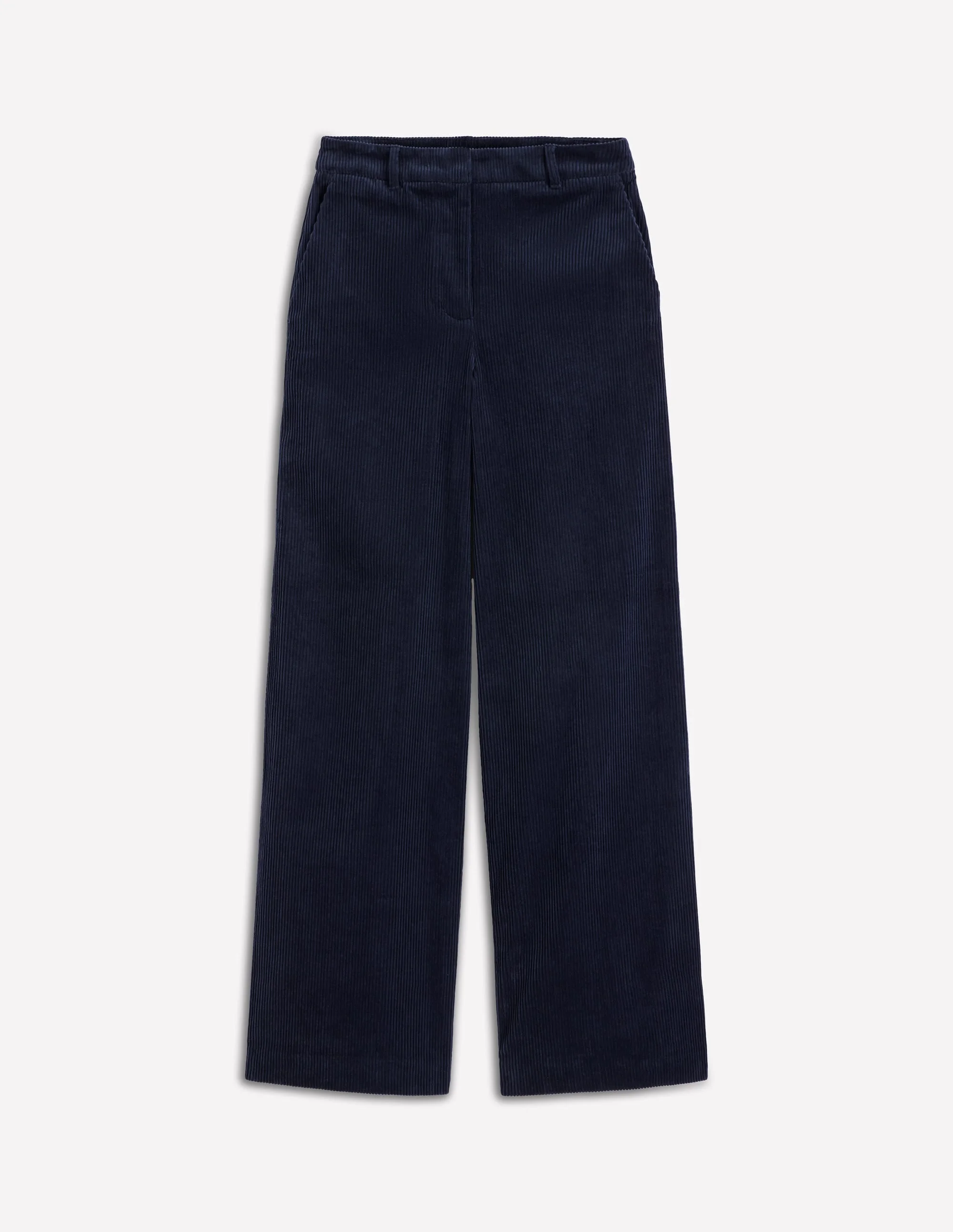 Belgravia Chunky Cord Pants-Navy - 1