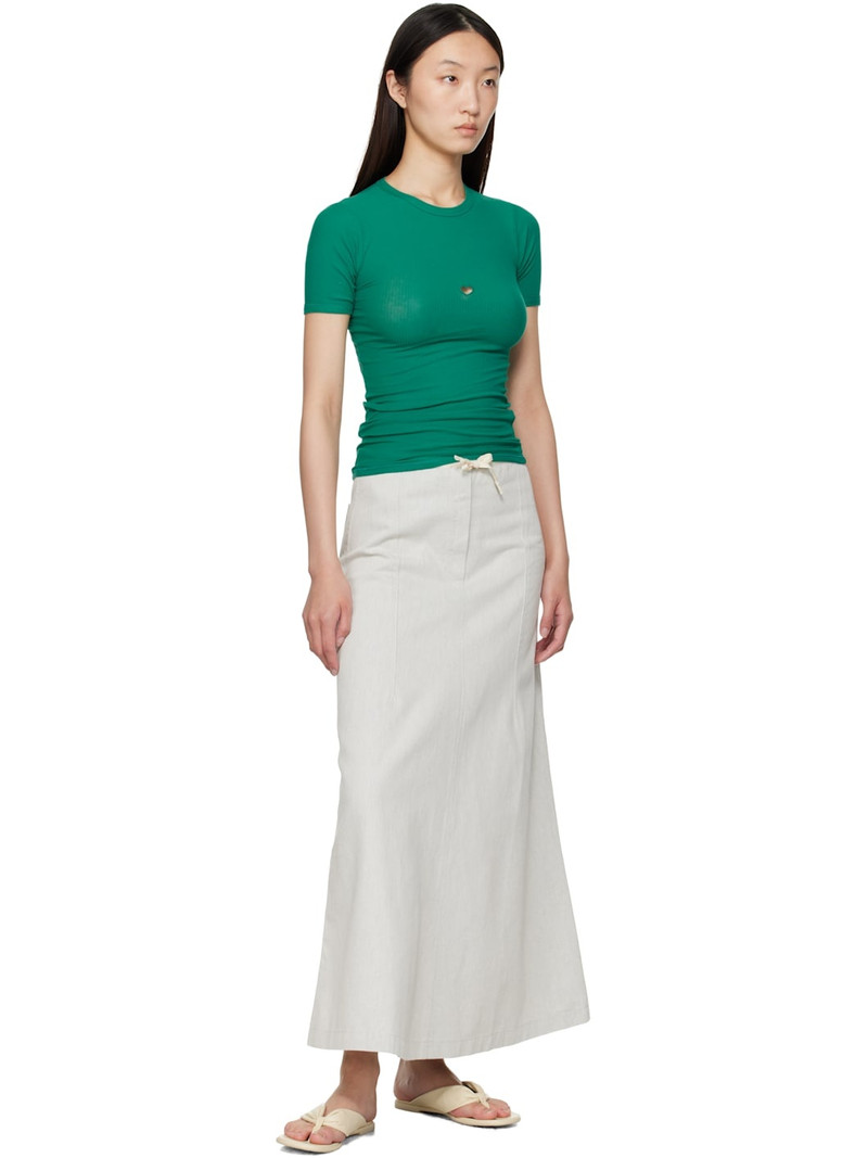BASERANGE Green Heart T-shirt outlook
