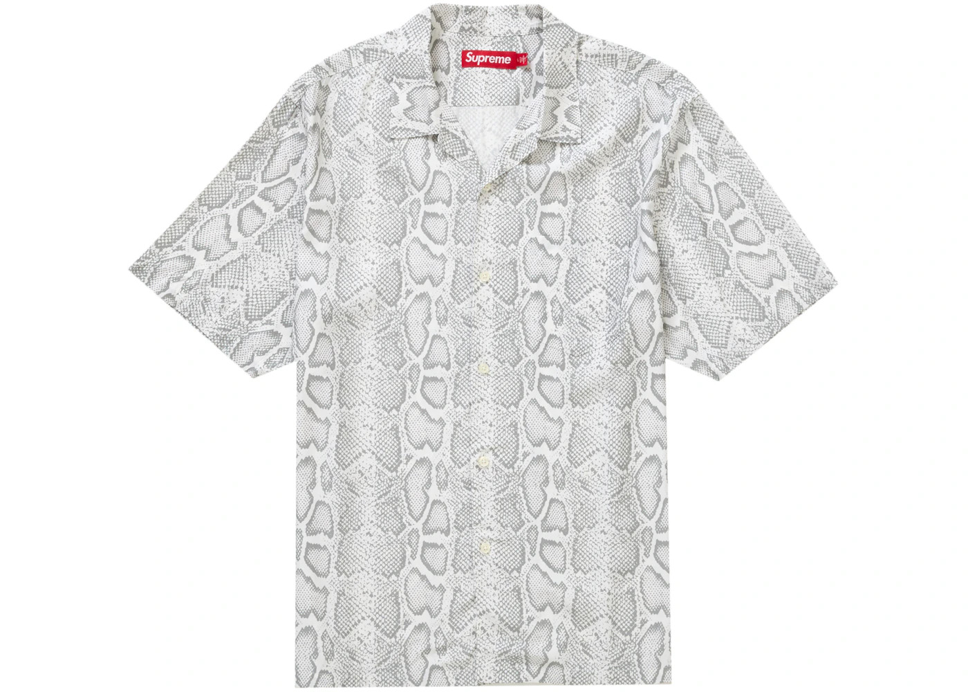 Supreme Snake S/S Shirt White - 1