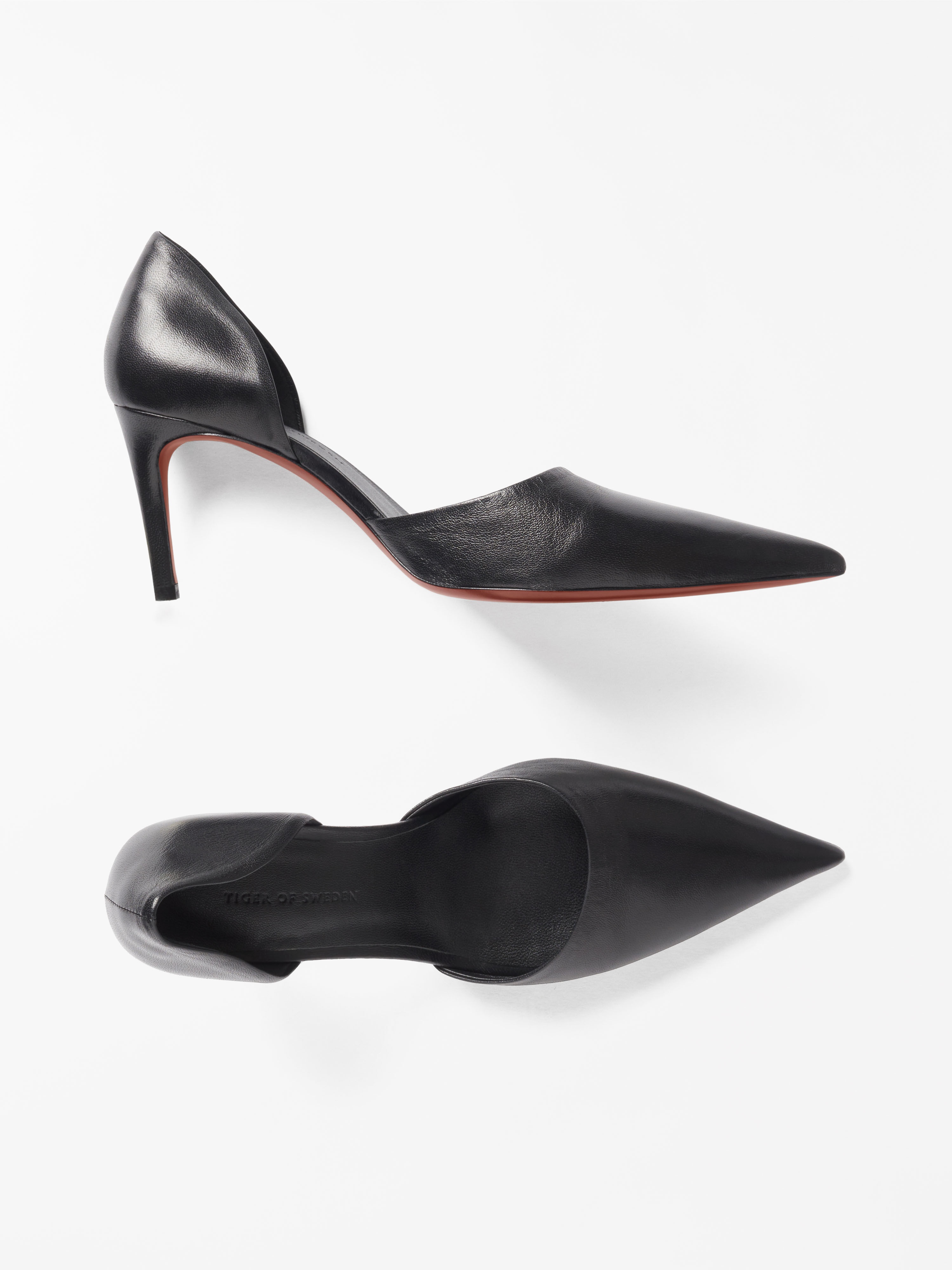 Zoka Black Leather Pumps - 2