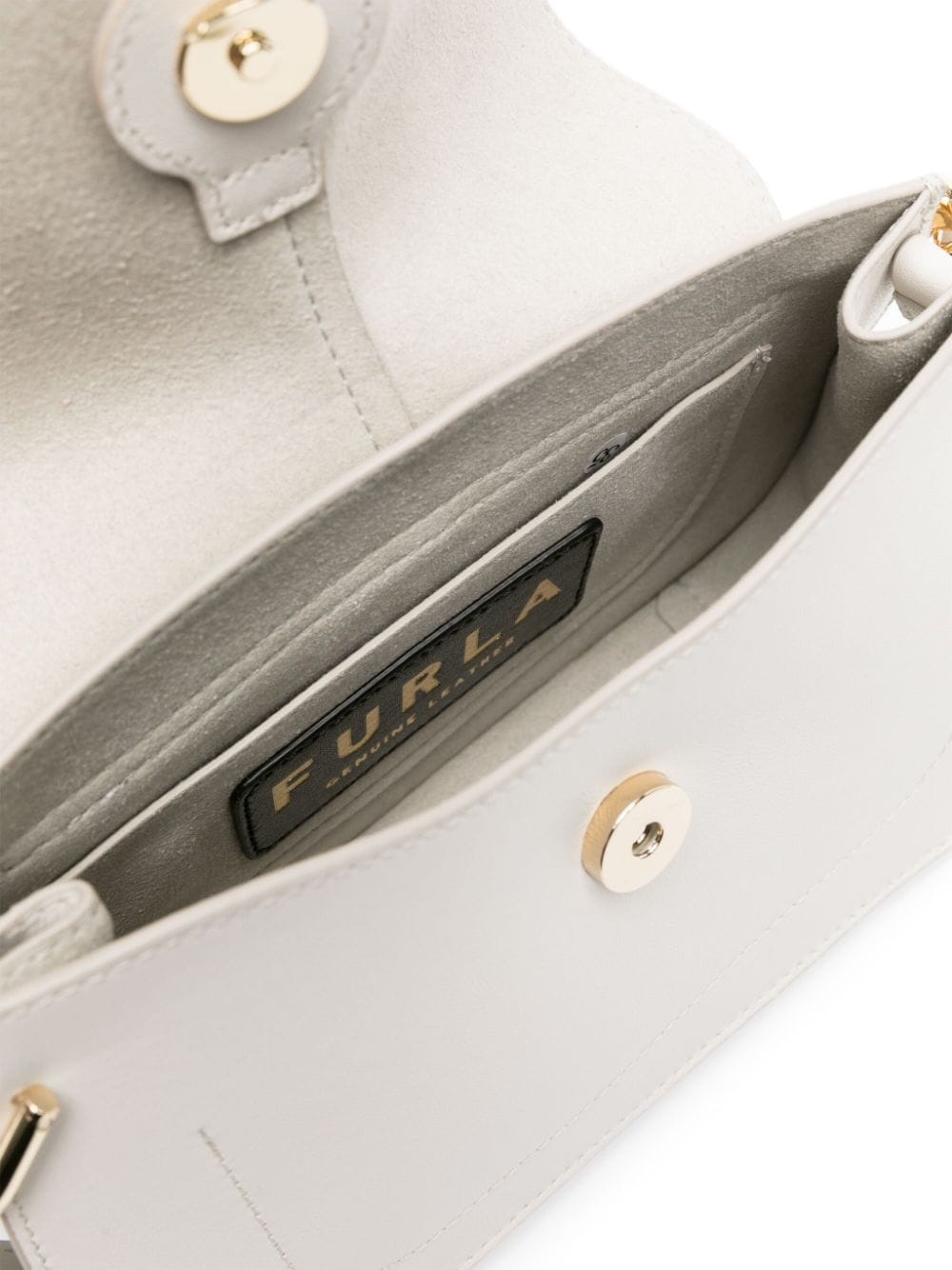 medium Flow leather tote bag - 5