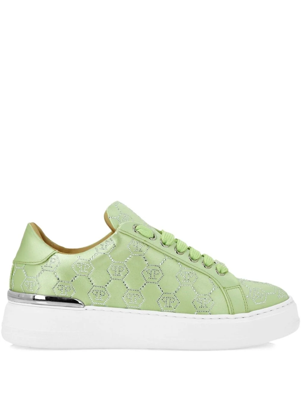 monogram-embellished sneakers - 1