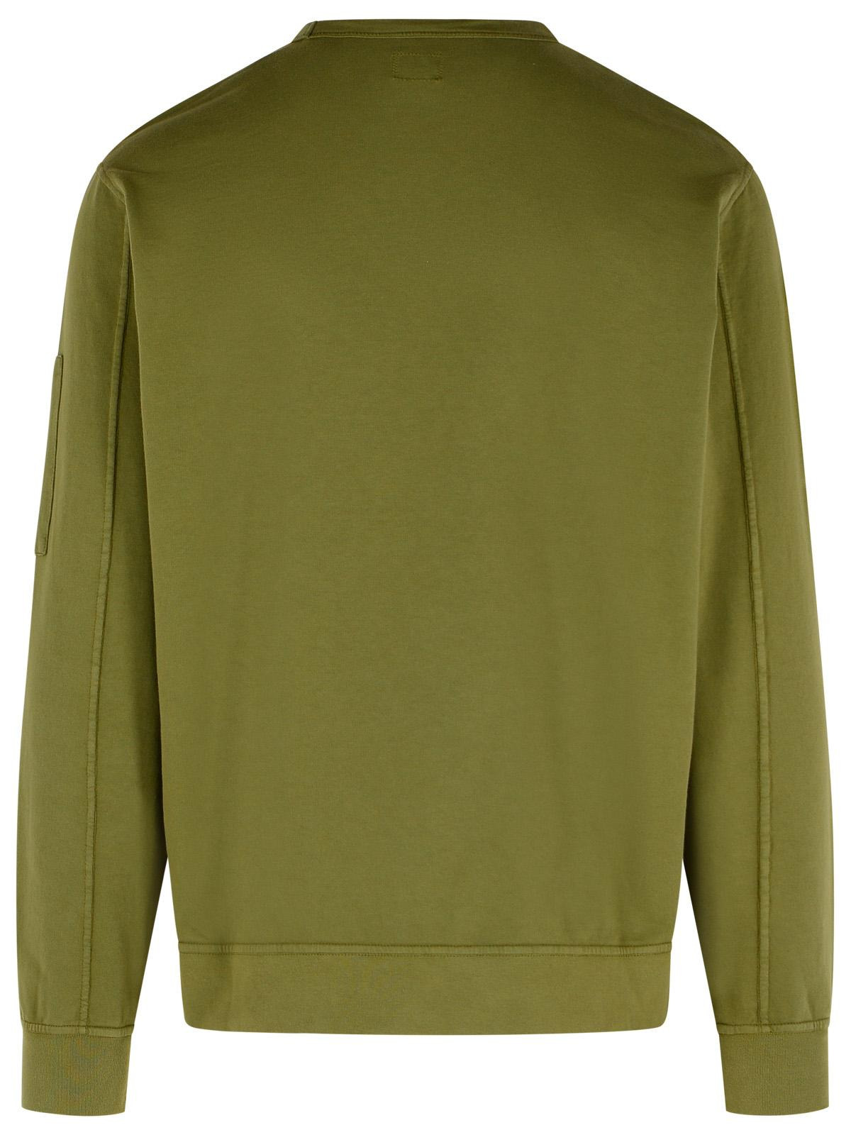 C.P. Company Green Cotton Sweatshirt Men - 3