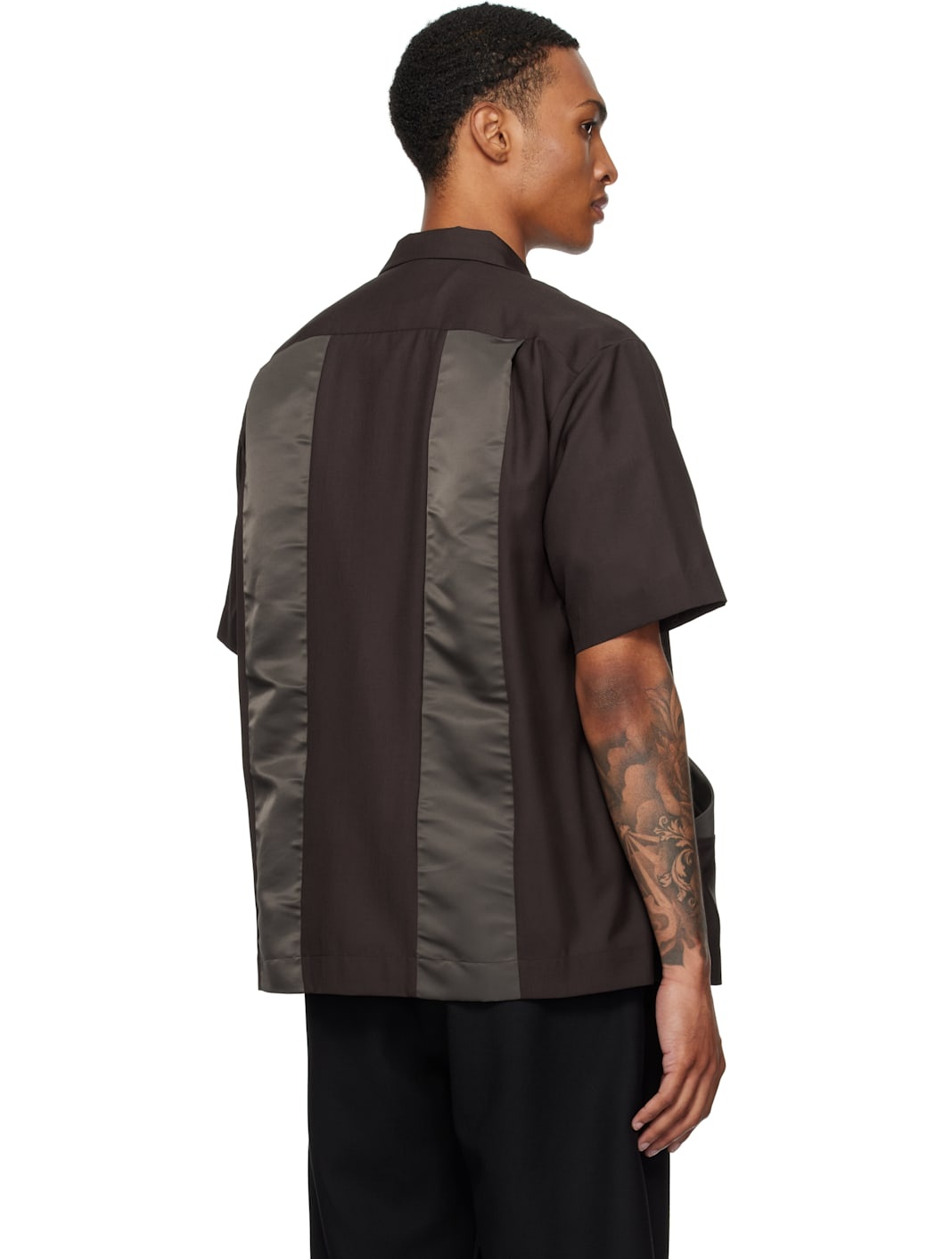 Brown Suiting Shirt - 3