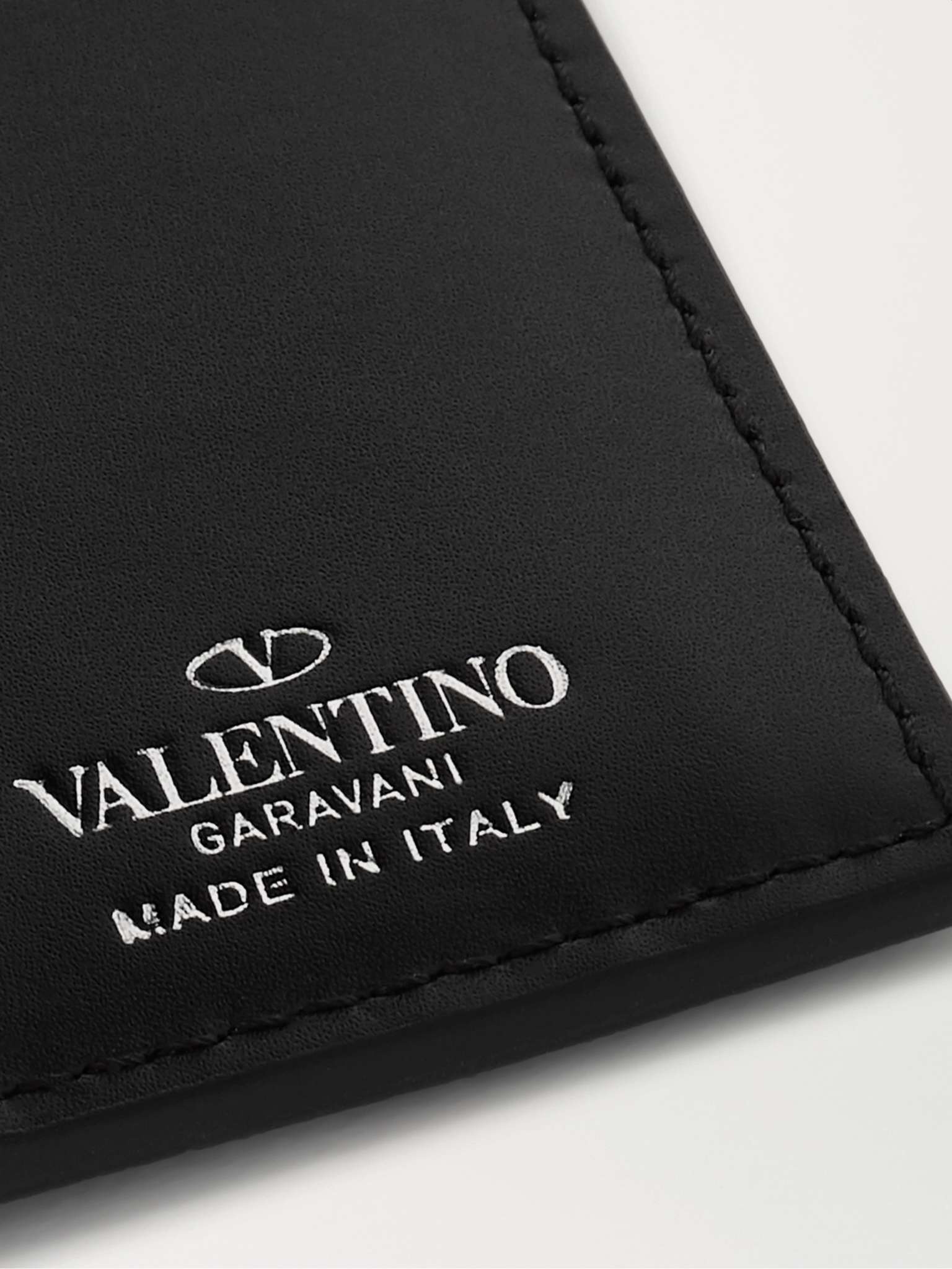 Valentino Garavani Logo-Print Leather Billfold Wallet - 4