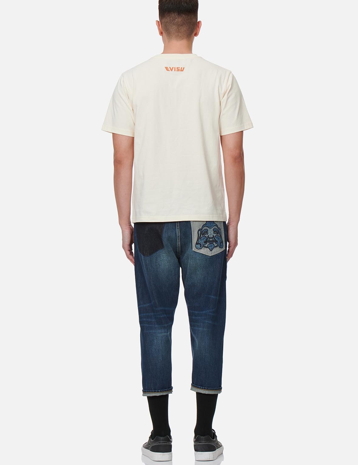 SHADED POCKETS CROPPED FIT JEANS #2027 - 5