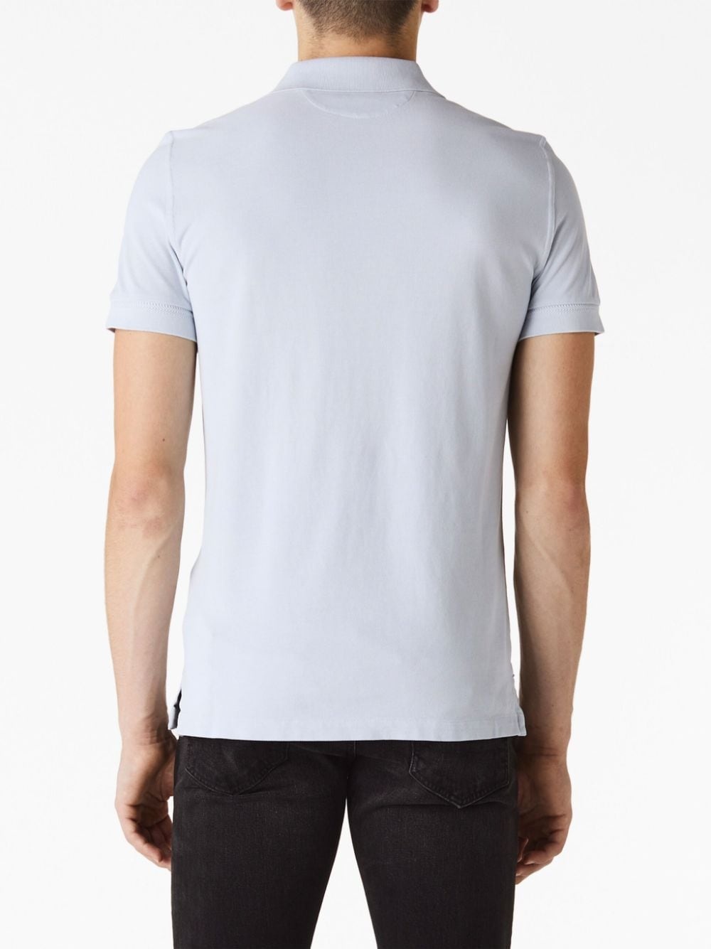 short-sleeve cotton polo shirt - 3