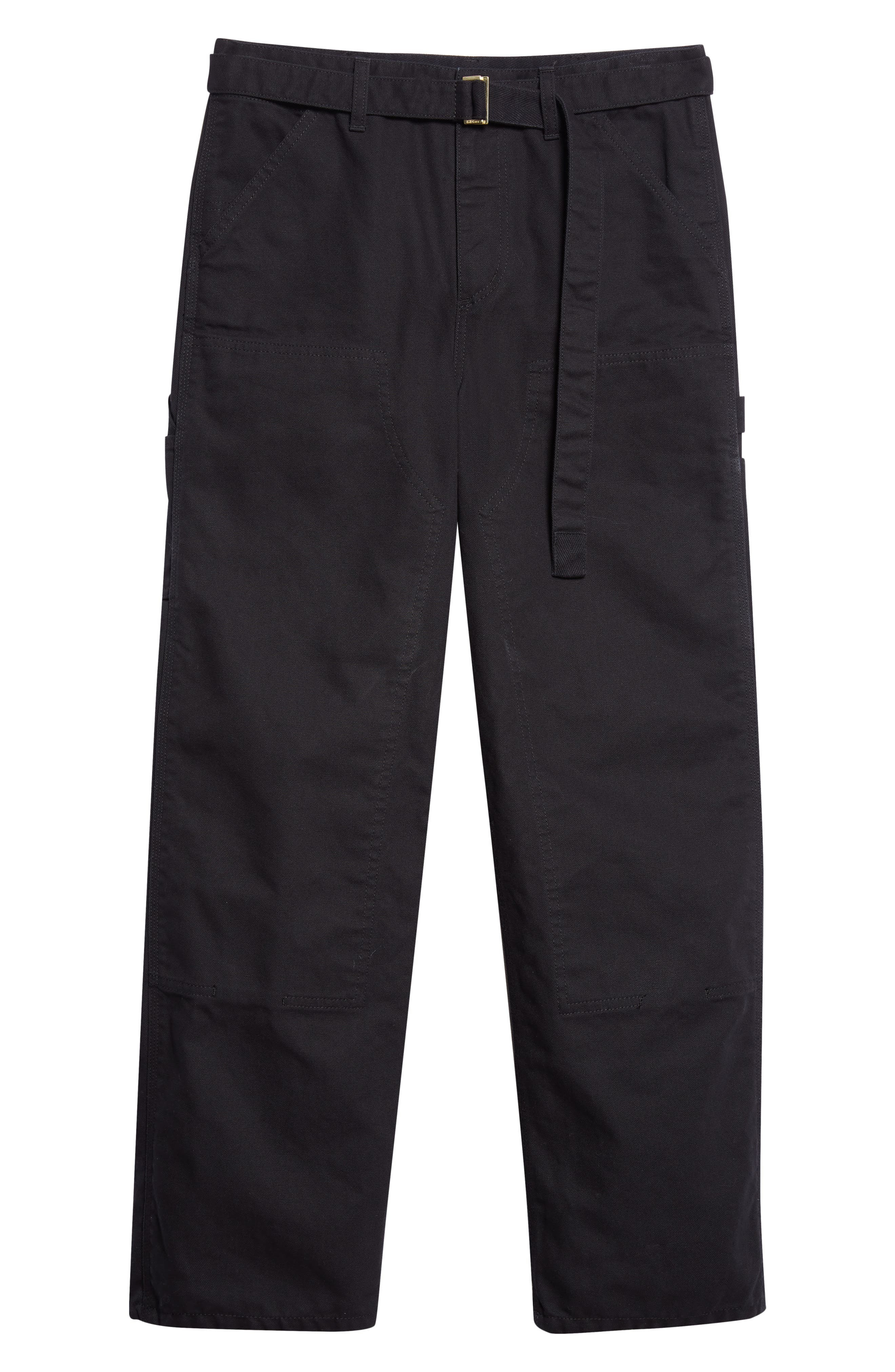 Sacai Carhartt WIP Duck Canvas Carpenter Pants in Black at Nordstrom - 6