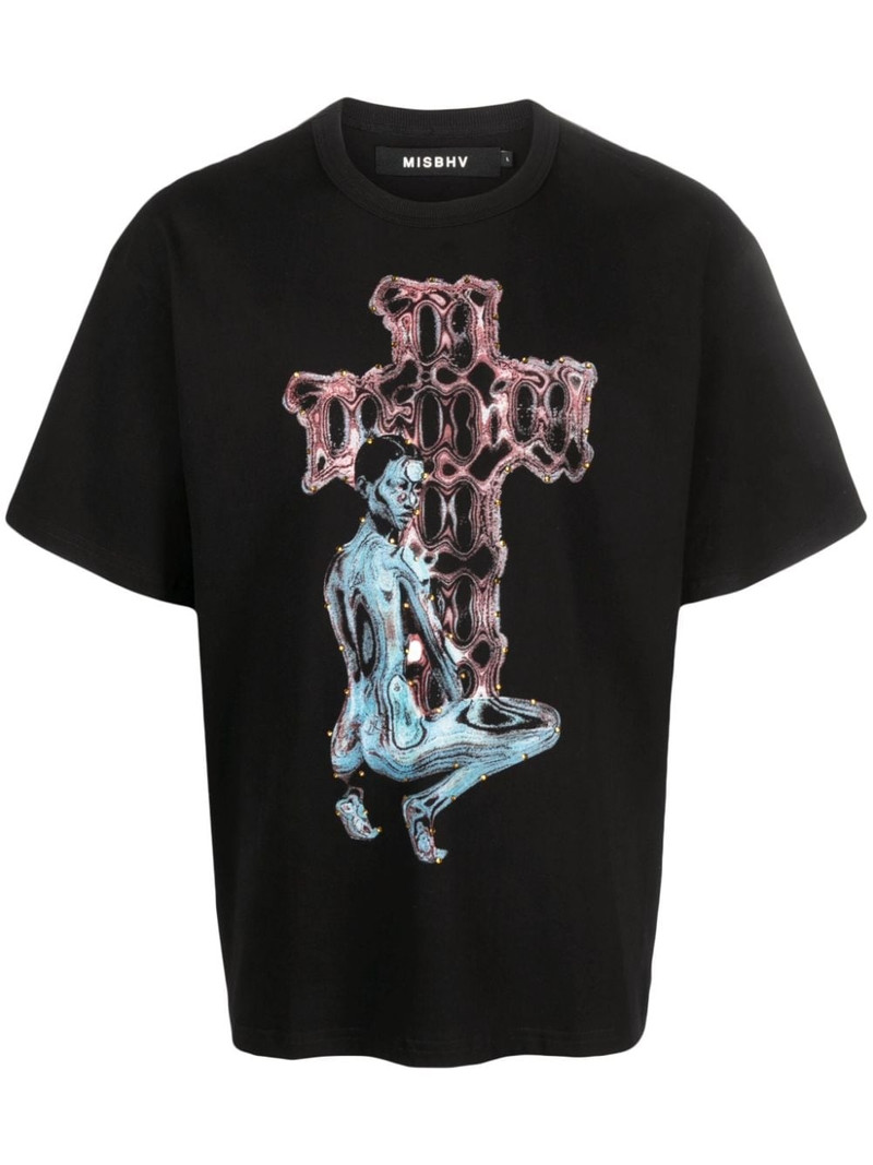 graphic-print cotton T-shirt 1