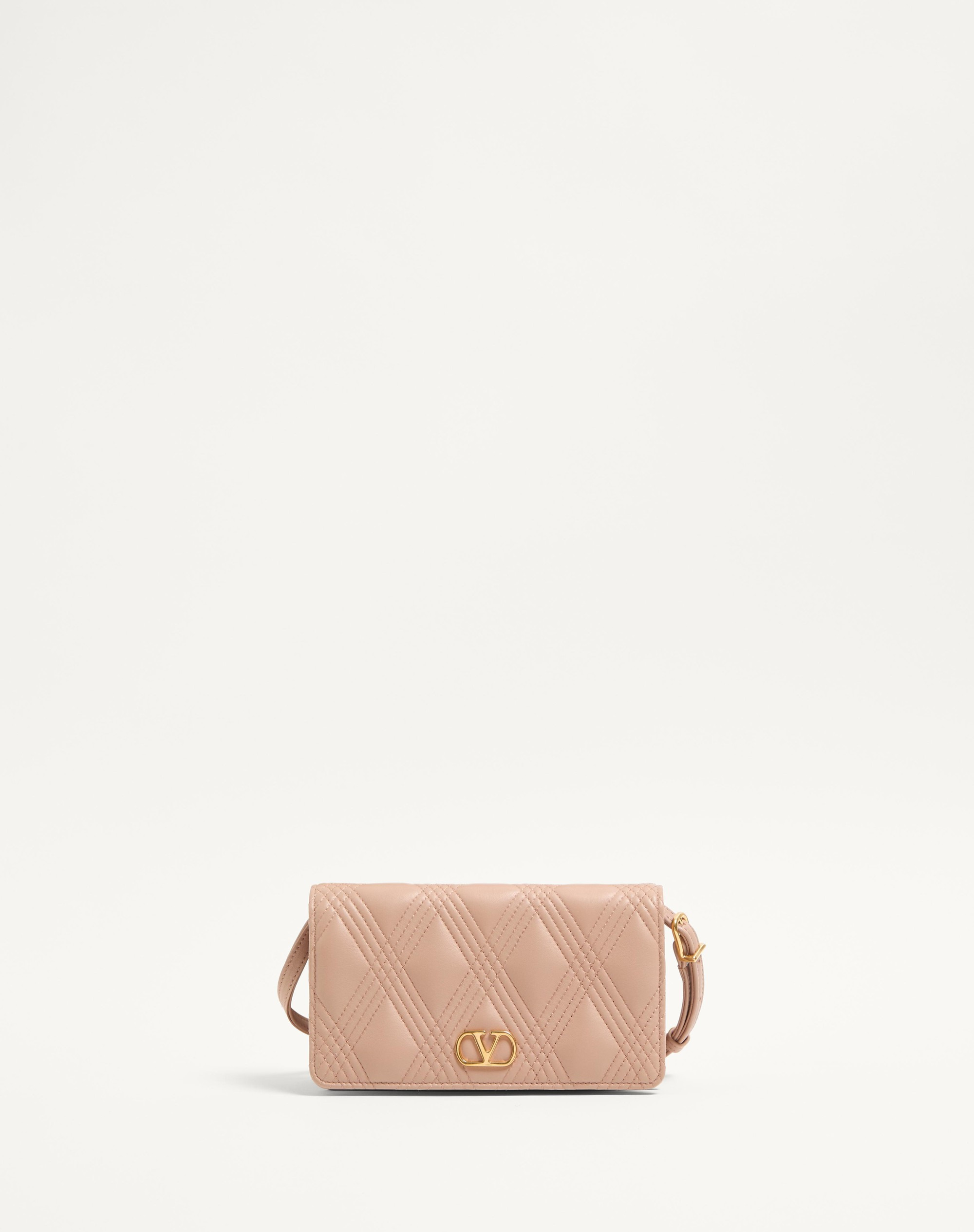 VALENTINO GARAVANI QUILTIE 67 MINI SHOULDER BAG IN QUILTED NAPPA LEATHER - 1