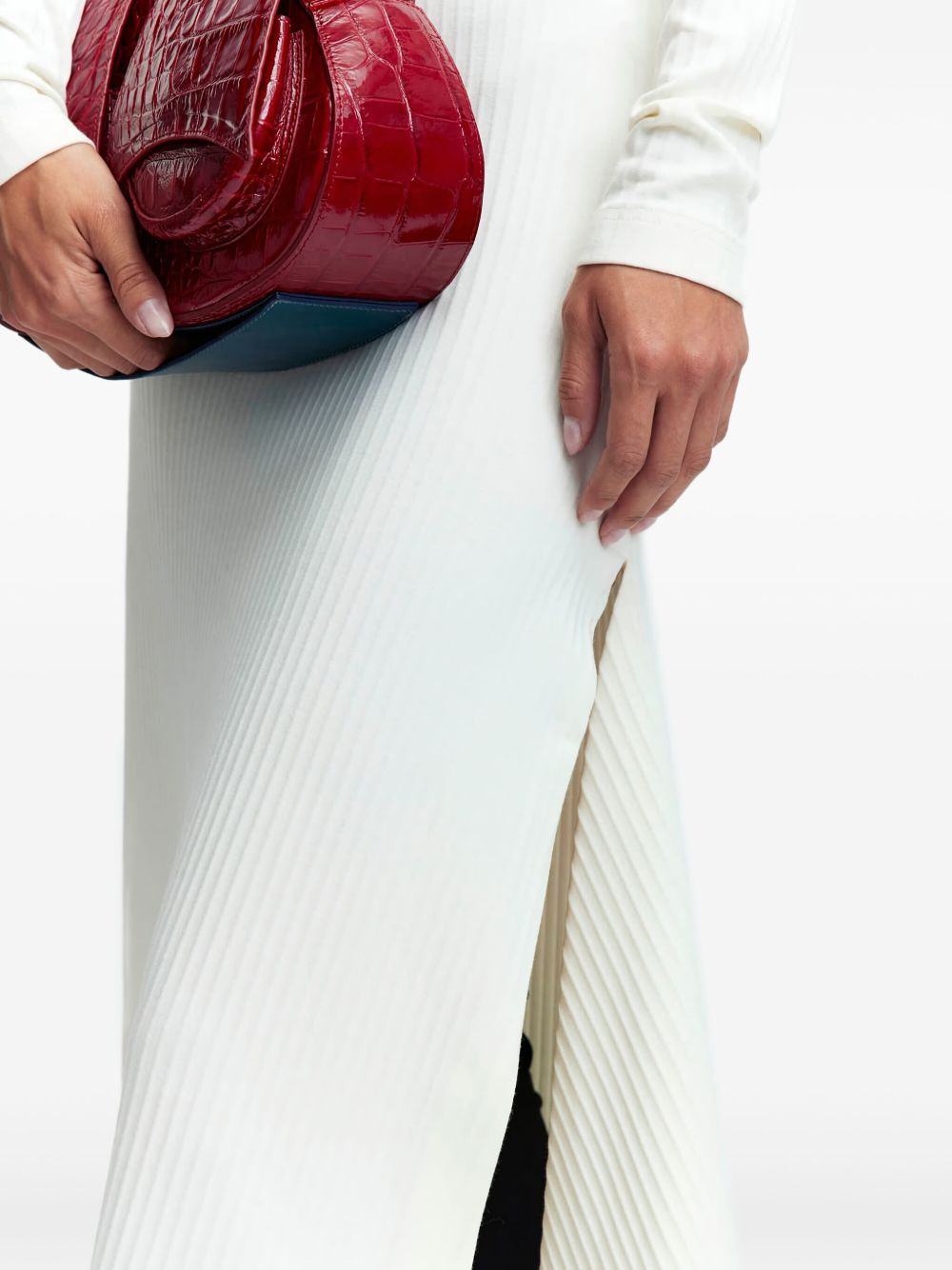 Gitsie ribbed-jersey midi dress - 7
