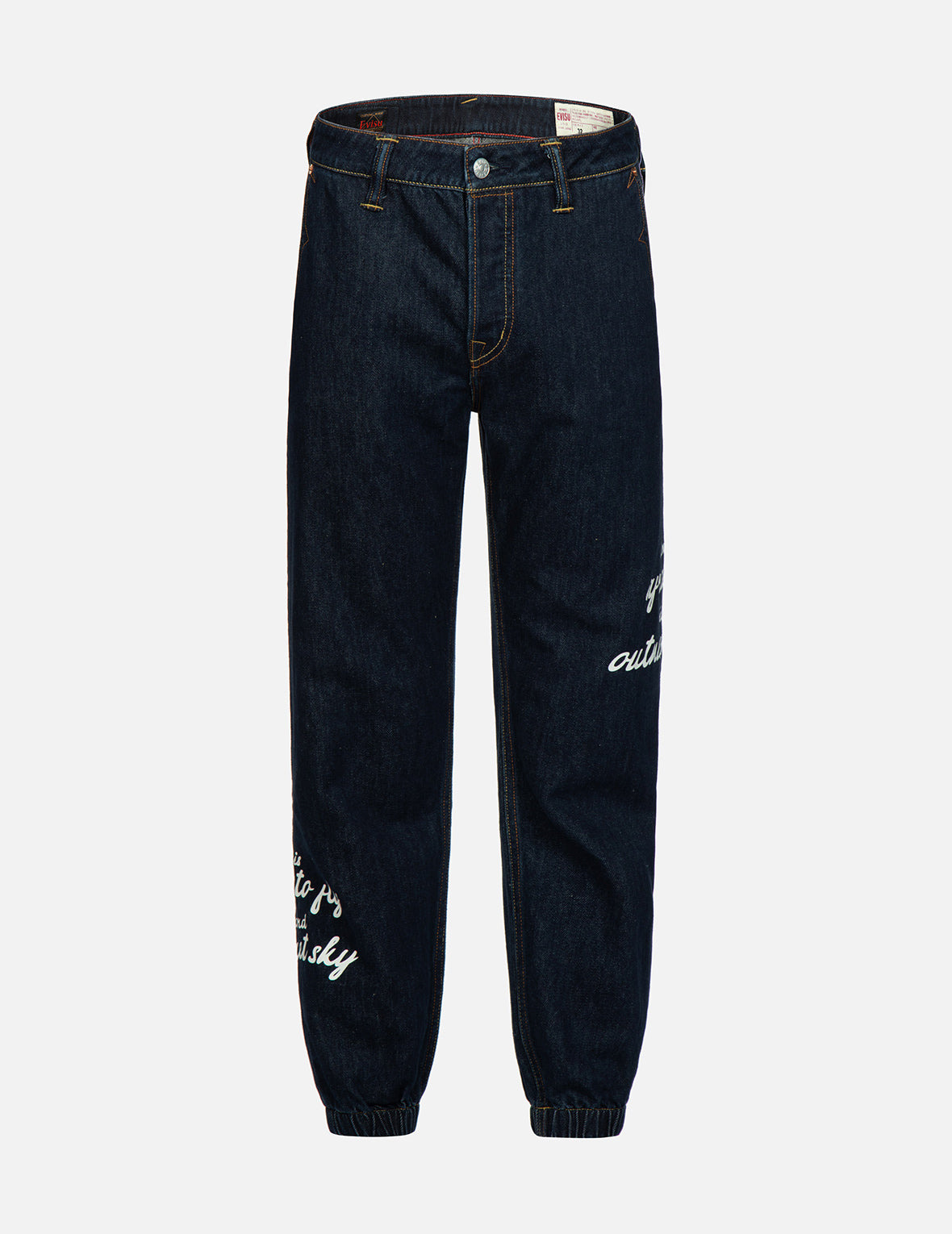 SLOGAN AND SEAGULL PRINT REGULAR-FIT JOGGER PANTS - 2