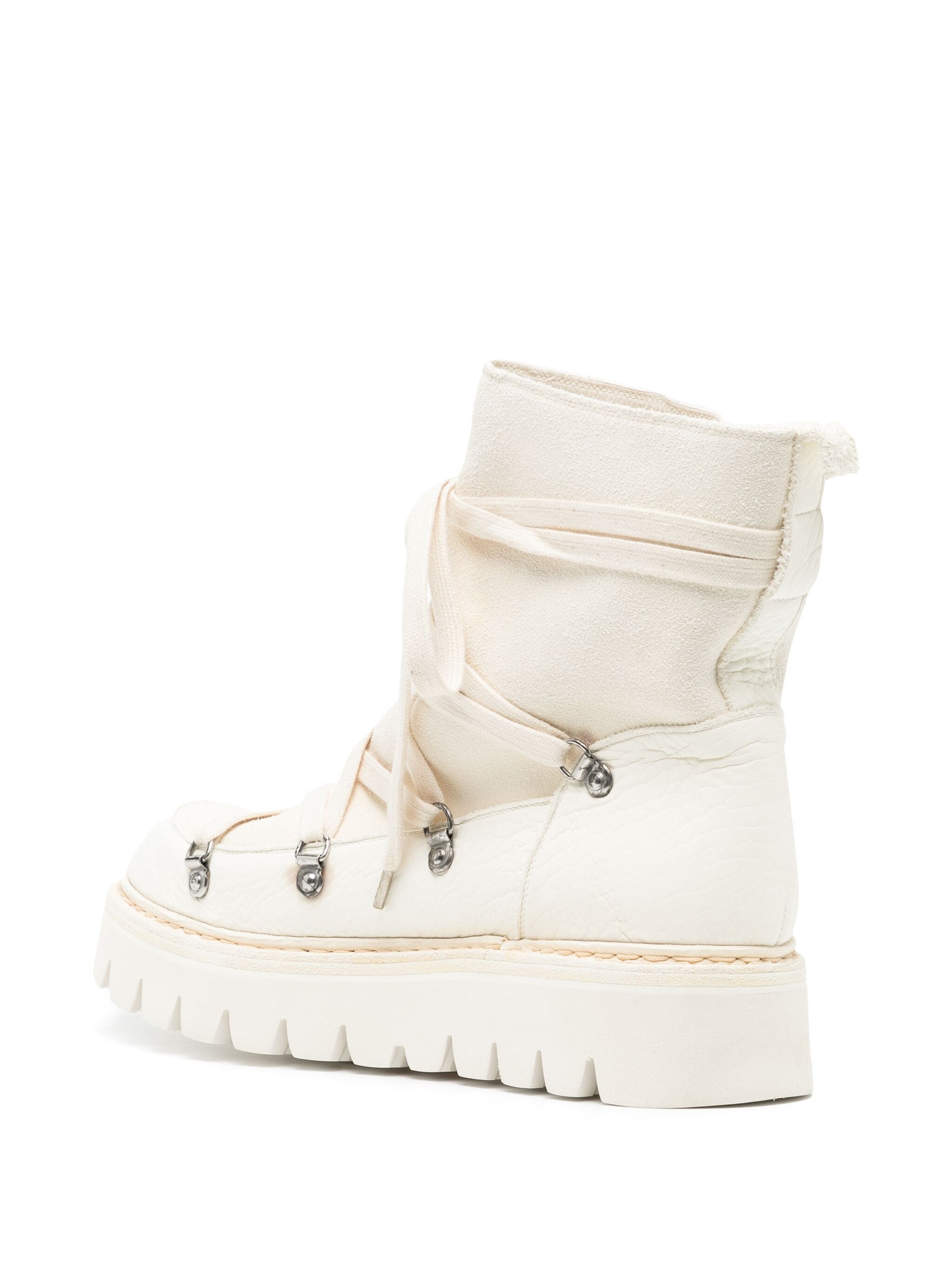 PANELLED CHUNKY-SOLE BOOTS - 3