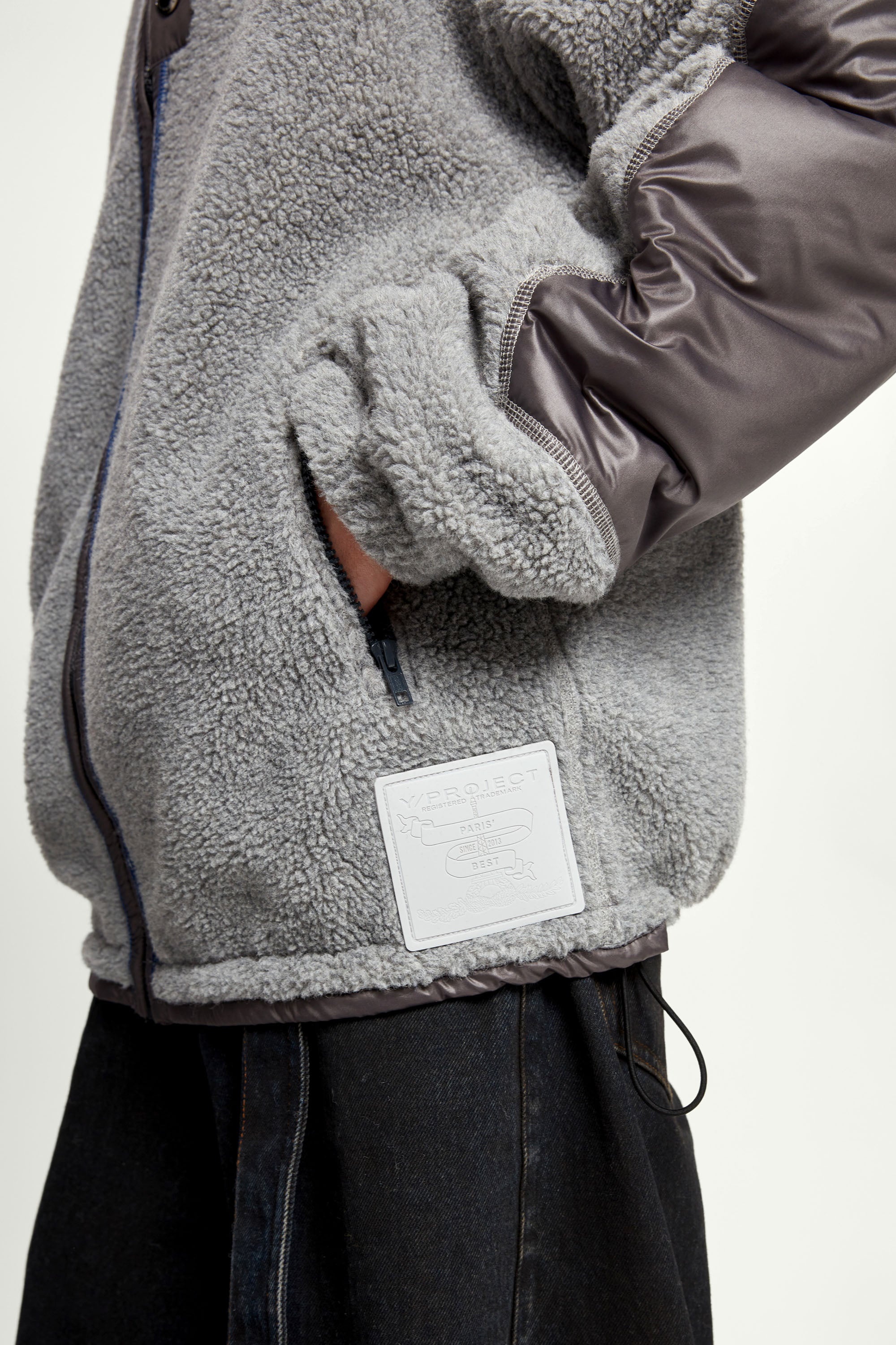 Double Collar Fleece Jacket - 8