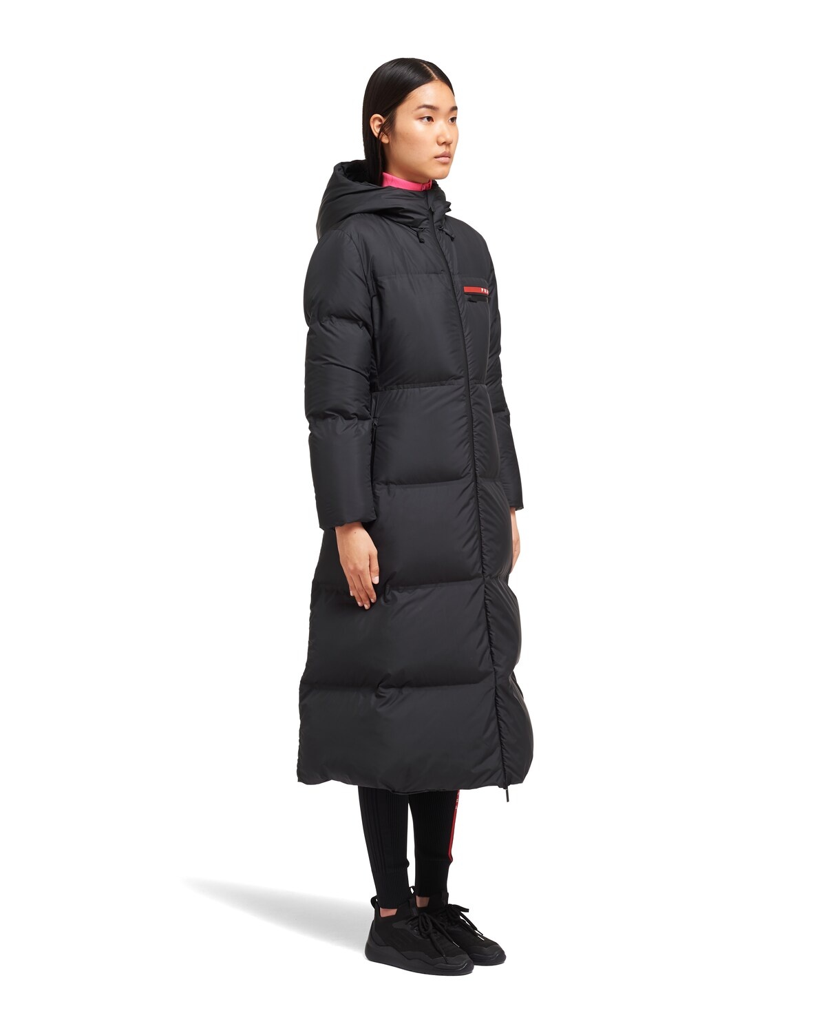 Light Polyester hooded puffer coat - 3
