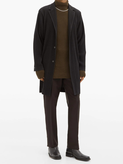 Ann Demeulemeester Oversized roll-neck ribbed wool sweater outlook