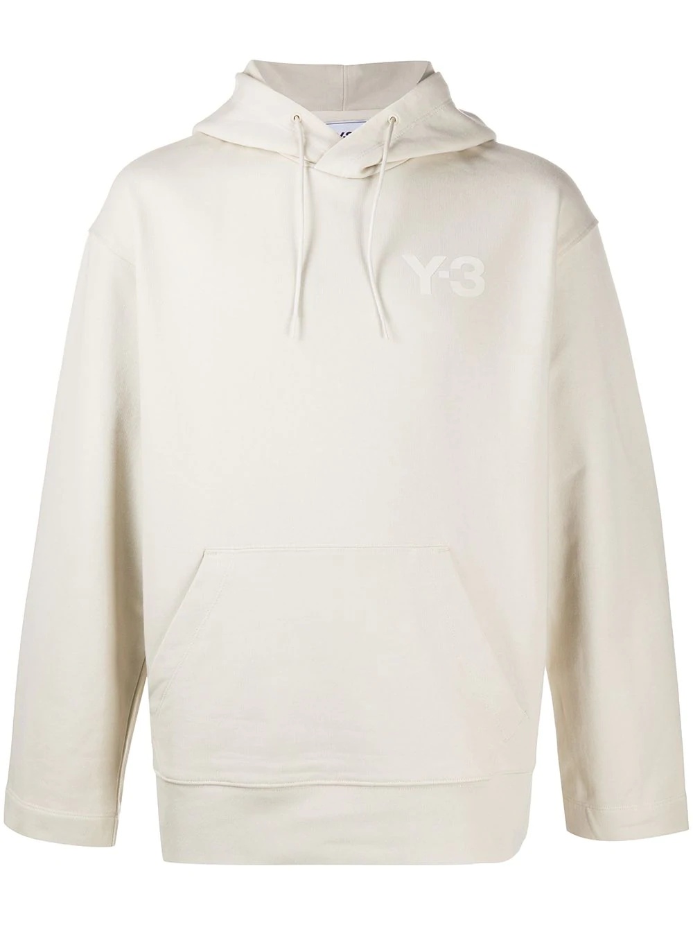 logo print hoodie - 1