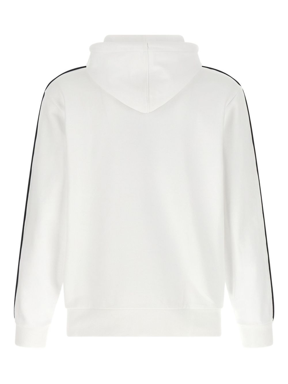 tape-trimmed kangaroo-pocket hoodie - 2