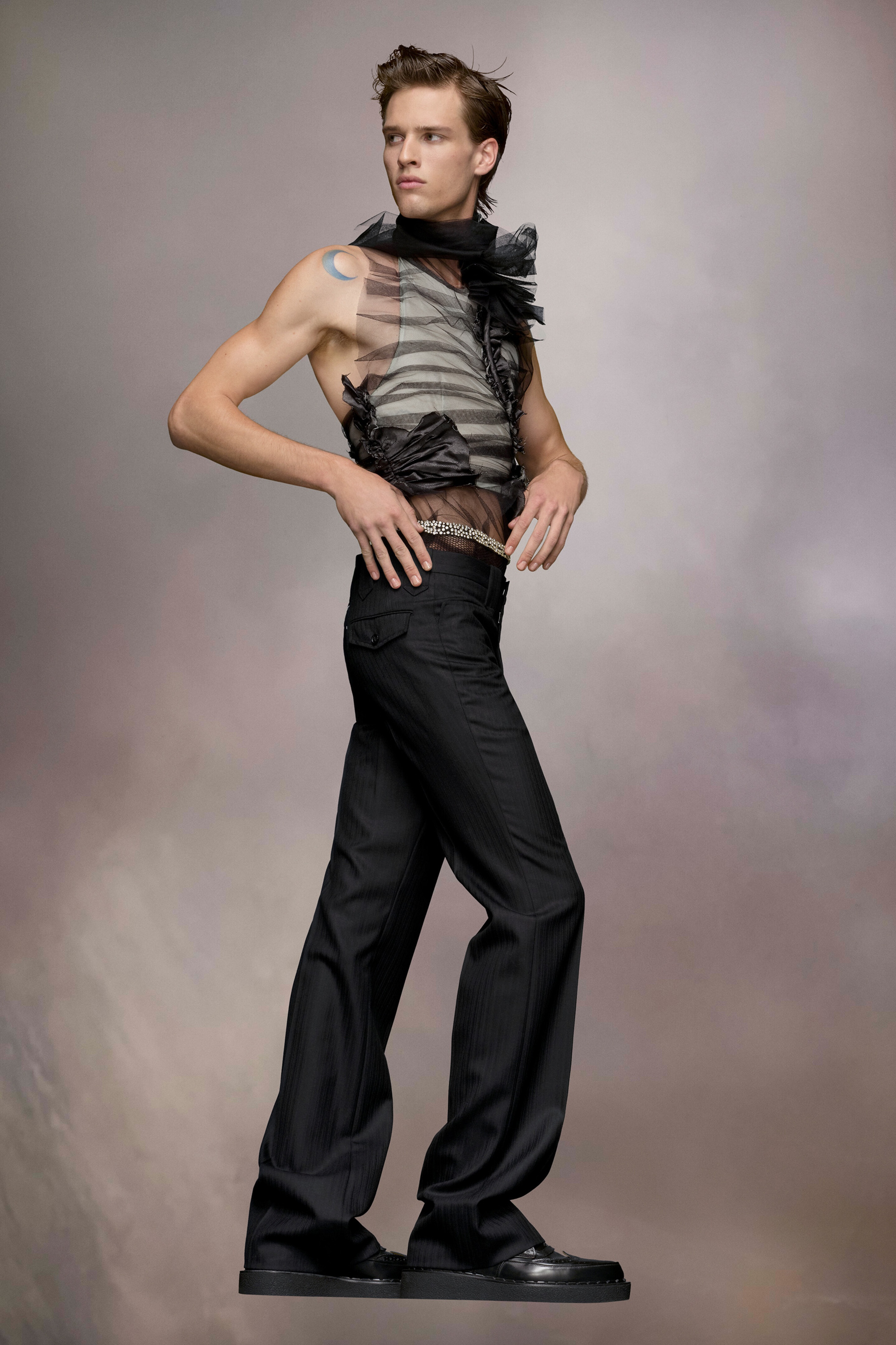 Tulle ruffle top - 3