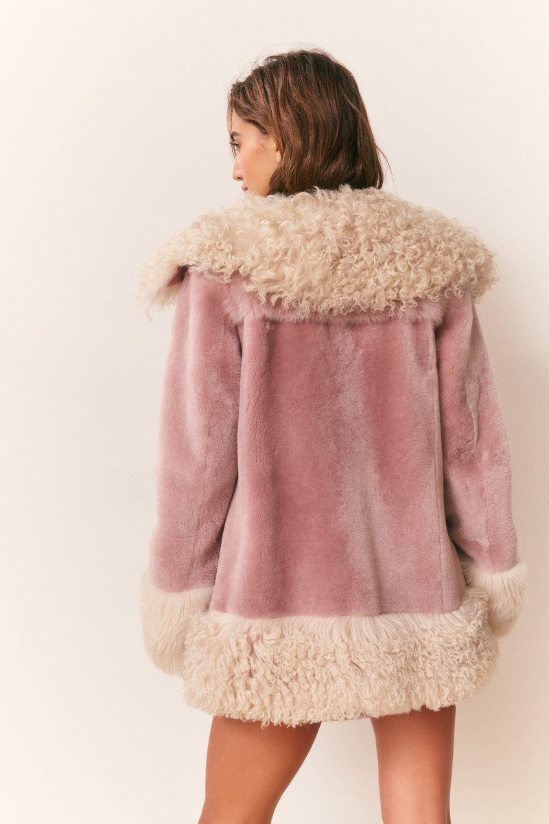 Tuskara Oversized Shearling Jacket 6
