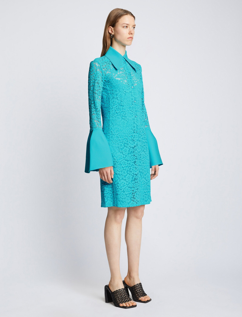 Stretch Lace Shirt Dress 3