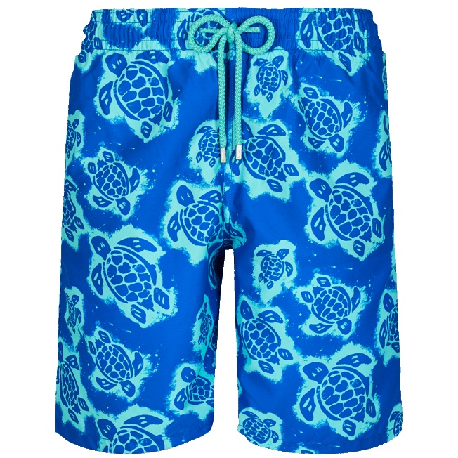 Men Swim Trunks Long 2003 Turtle Shell - 1