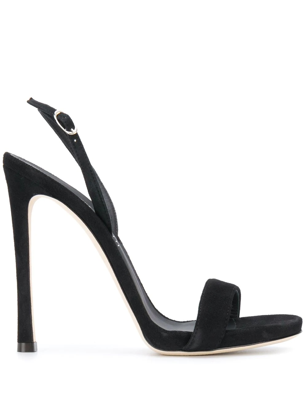 open-toe strappy heeled sandals - 1