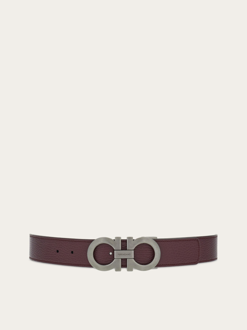 Reversible and adjustable Gancini belt 1