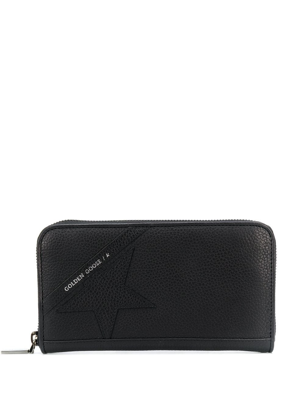 star-patch zip-around continental wallet - 1