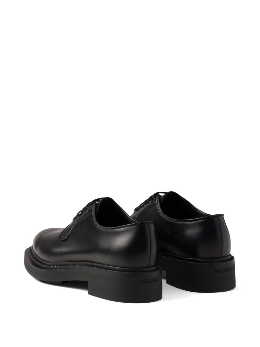 brushed leather shoes - 3