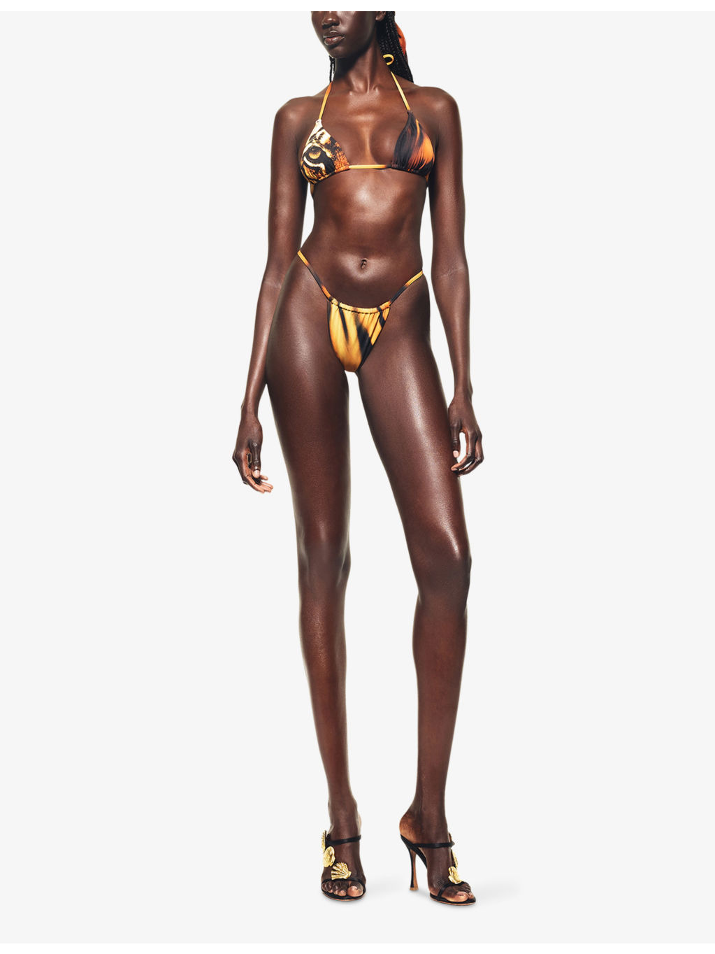 Roberto Cavalli X SKIMS Dipped String Printed Bikini Bottoms - 2