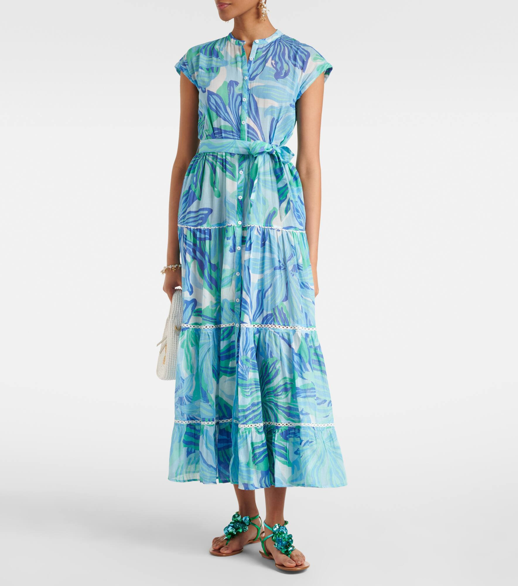 Kora printed cotton gauze maxi dress - 2